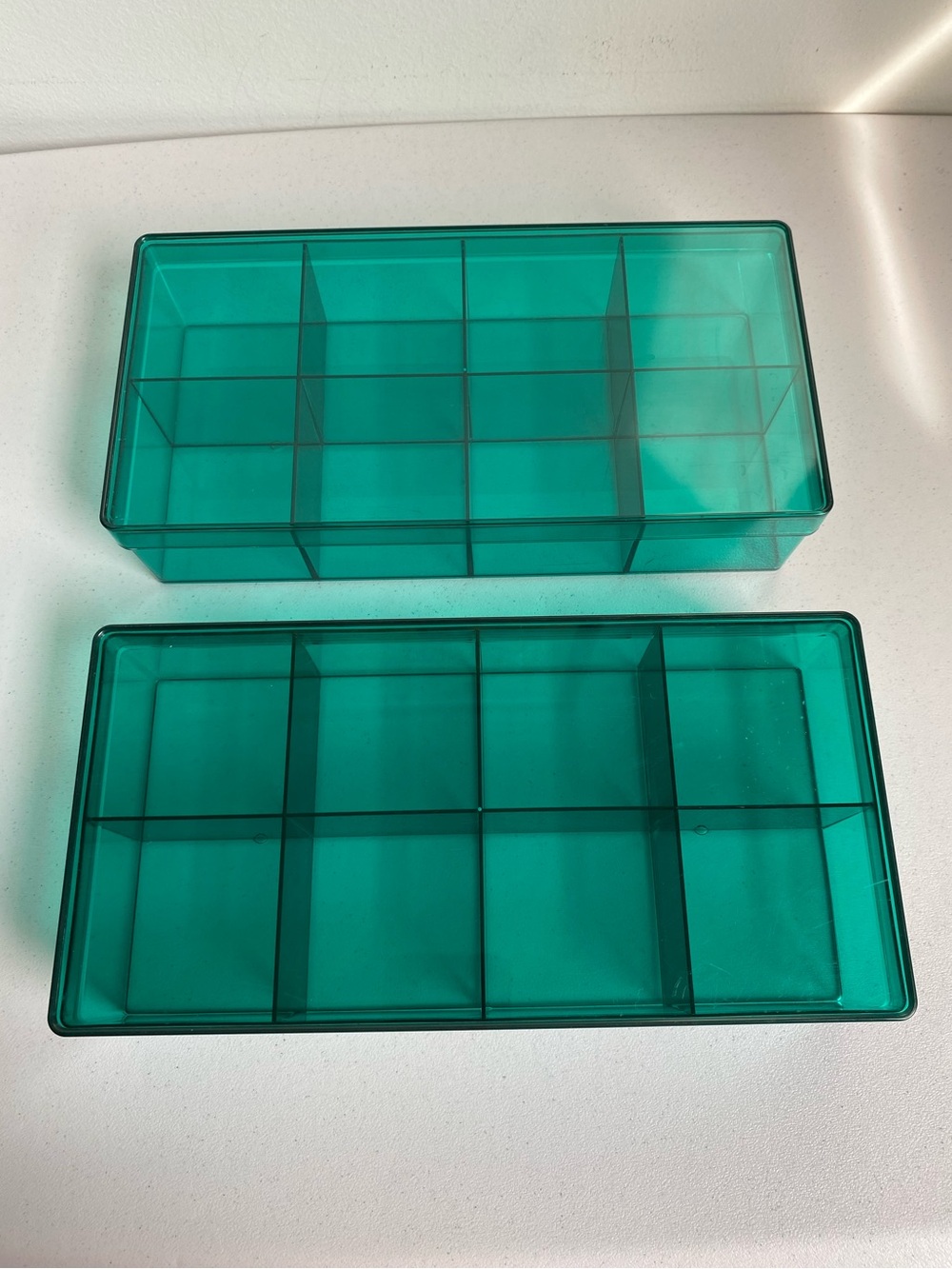 Plastic Divided Storage Organizer Containers